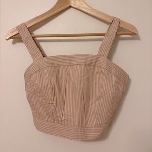 JAPNA striped Crop Top